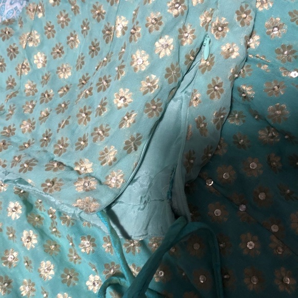 3 piece Indian dress beautiful hang beaded for a wedding - Picture 6 of 9